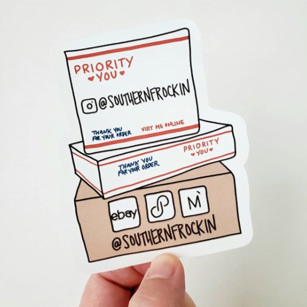 LB023 Custom Poshmark Package Stickers Add Any Business/Closet Info [Price Firm] - Picture 6 of 10